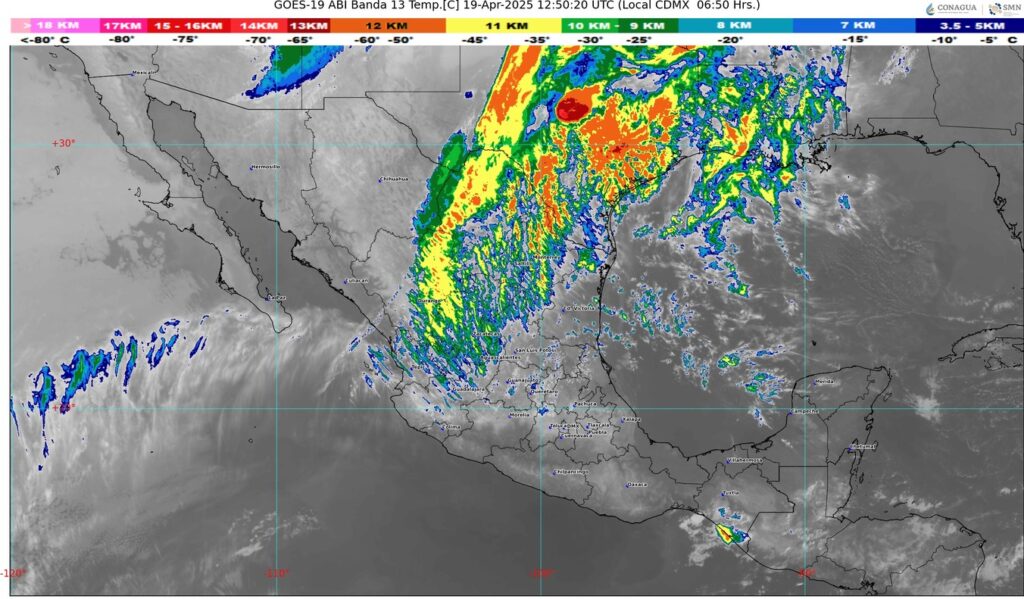 Prevén el ingreso del Frente Frío 39 en el noroeste y norte del país