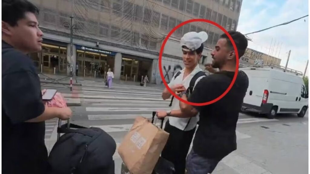 Youtuber mexicano sufre intento de asalto durante transmisión en vivo desde Bruselas
