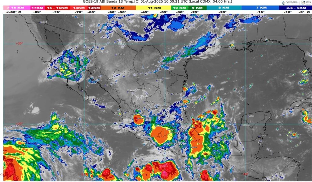 La onda tropical número 17 se desplazará sobre el occidente del país