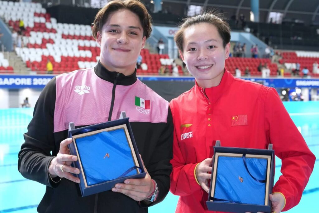 Osmar Olvera es nombrado como el mejor clavadista del Mundial de Deportes Acuáticos Singapur 2025