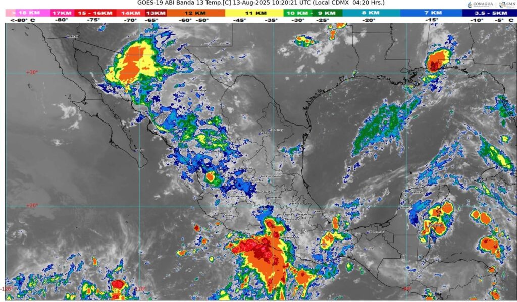 Dos ondas tropicales, 21 y 22, provocarán lluvias en México