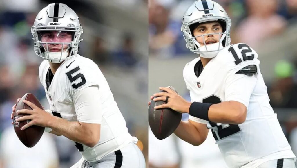 Aidan O’Connell y Cam Miller, en la lucha por ser el respaldo de Geno Smith en Raiders