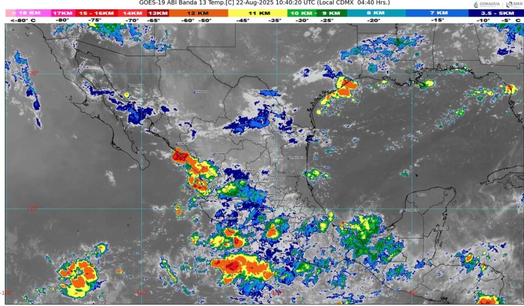 La onda tropical número 24 recorrerá lentamente el occidente mexicano