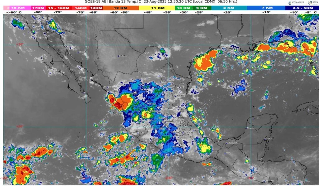 Pronostican lluvias intensas en el norte del país