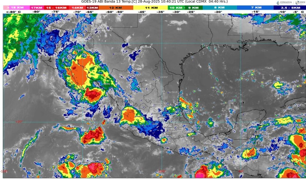 La onda tropical número 27 se desplazará sobre el sureste mexicano