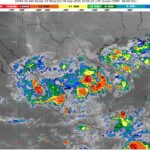 El sistema frontal número 2, estacionario, afecta al noreste de México
