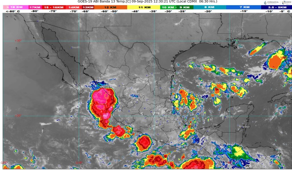 Lluvias intensas en Oaxaca y Chiapas por onda tropical 31