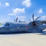 Aeronave militar C-295 aterriza “de panza” en Santa Lucía; sin lesionados