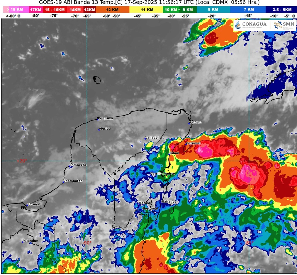 Seguirá lloviendo en gran parte de México
