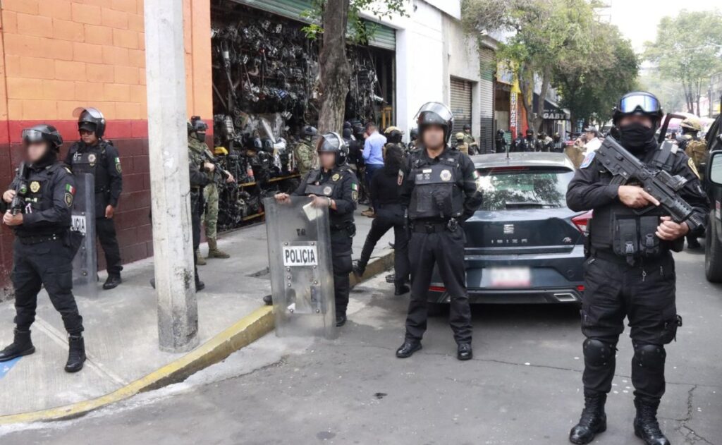 Recuperan 13 mil toneladas de autopartes en CDMX y Edomex