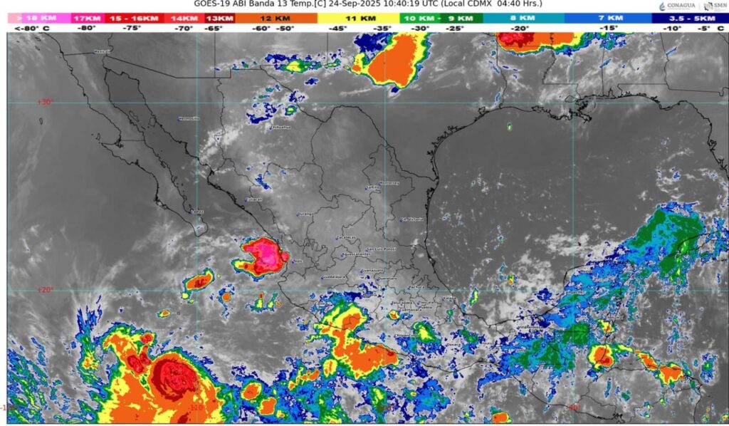 El frente frío número número ingresará a México