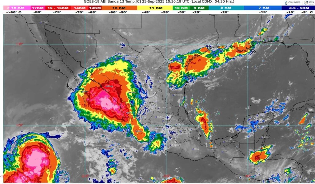 El frente número 4 se extenderá con características de estacionario sobre el norte y noreste de México
