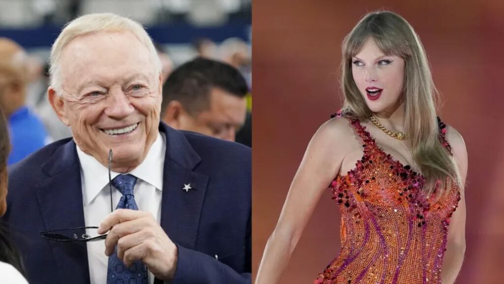 Jerry Jones se declara el fan ‘más grande’ de Taylor Swift y la invita al partido Chiefs vs Cowboys en Dallas