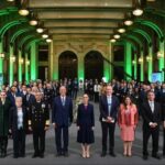 Claudia Sheinbaum se reúne con empresarios y miembros del Foro Económico Mundial