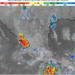 El sistema frontal 7 se extenderá con características de estacionario en el norte de México