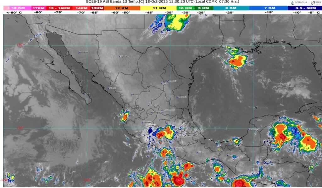 Lluvias y calor dominan el clima en gran parte del país