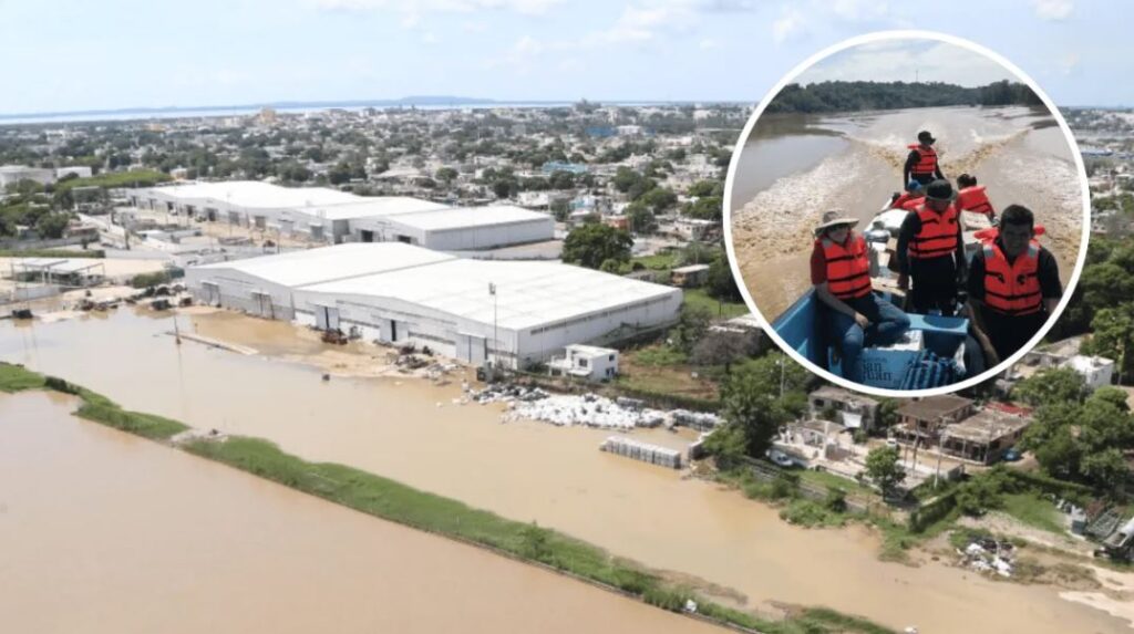 Río Pánuco supera su nivel máximo; autoridades piden a población comenzar a evacuar