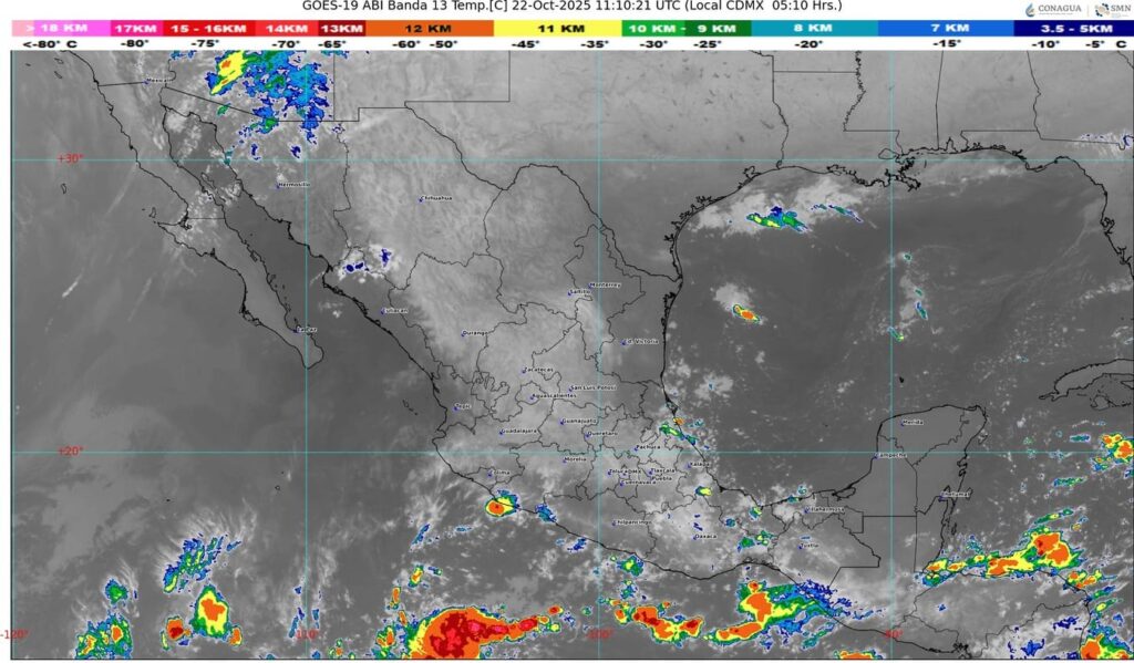 Seguirá lloviendo en Veracruz, Puebla y San Luis Potosí