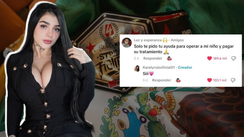 Karely Ruiz paga la operación de un niño tras llamado desesperado; así gastó su premio de Stream Fighters 4