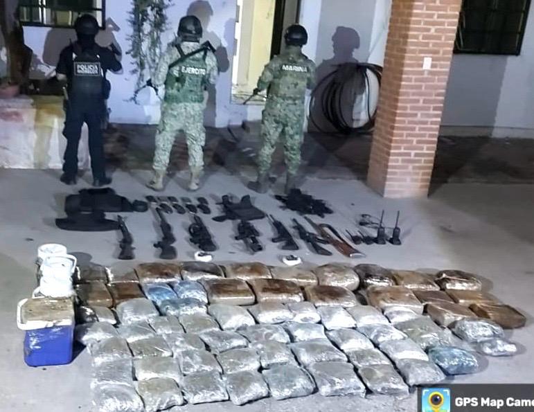 Desmantela Mesa de Coordinación Estatal para la Construcción de Paz y Seguridad narcolaboratorio, asegura arsenal y droga; detiene a 27 generadores de vîolencîa