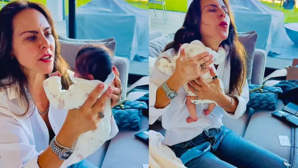 Kate del Castillo adopta un bebé reborn llamado Lupita y enciende conversación en redes