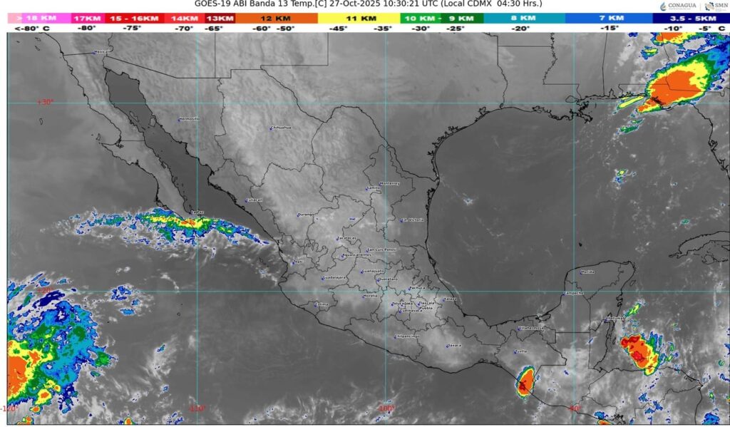 Ingresa a México el frente frío número 11