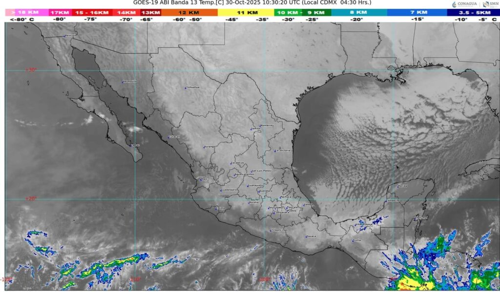 Prevalecerá el evento de “Norte”, informa el Servicio Meteorológico Nacional