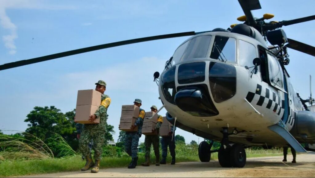 Entregan más de 100 mil despensas a damnificados por lluvias en la Sierra y Huasteca de Hidalgo