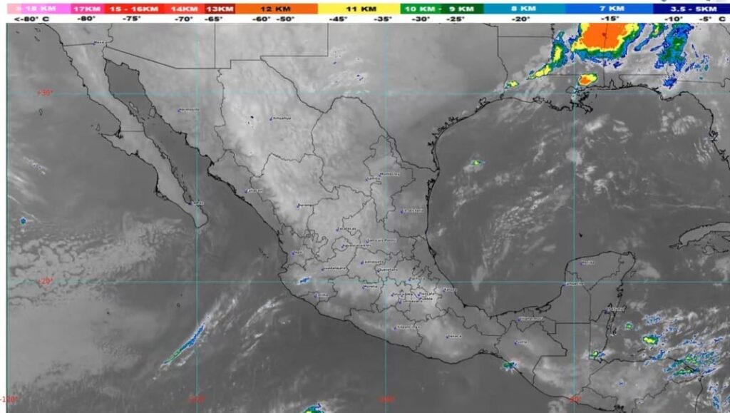 Pronostican lluvias intensas en al menos nueve estados