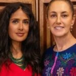 Salma Hayek pide a Sheinbaum fortalecer la industria del cine en México