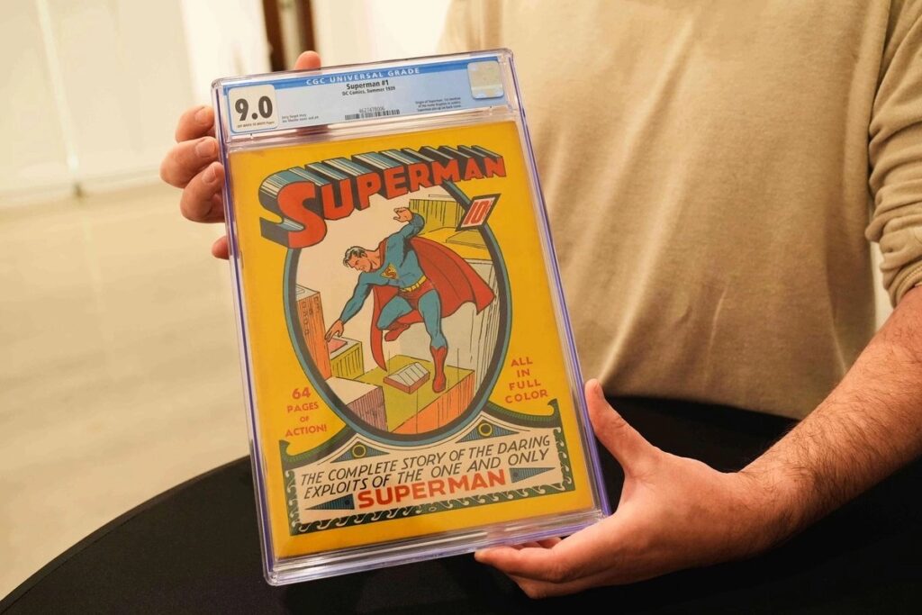 Cómic del primer número de Superman hallado en un ático se convierte en el más caro de la historia