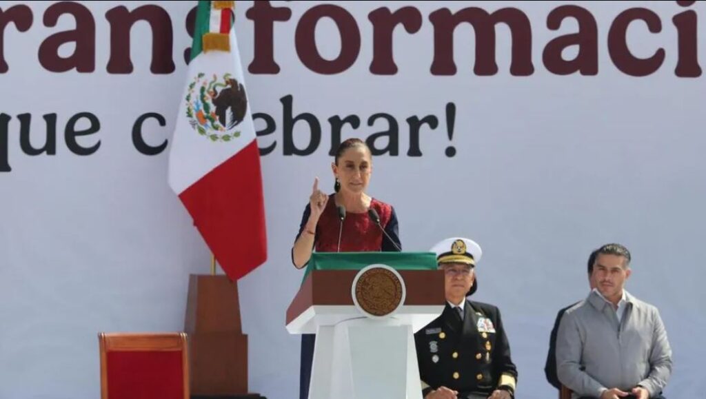 “México ya cambió… no somos colonia, ni protectorado de nadie»: Frases de Sheinbaum en mitin de siete años de la 4T
