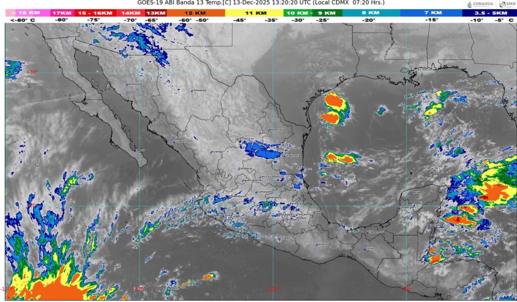 El frente frío número 21 se extenderá sobre el norte y noreste de México