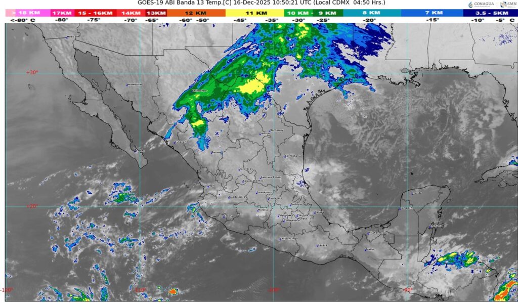 Continuará el ambiente frío durante la mañana y noche en el norte, noreste y centro de México