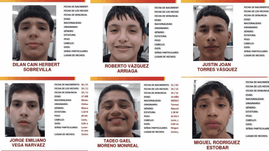 Desaparecen 6 adolescentes en vísperas de Navidad en Villahermosa