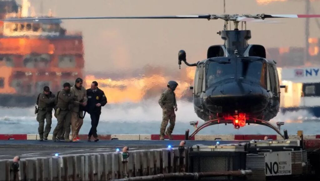 Nicolás Maduro llega al tribunal de Manhattan, donde será juzgado