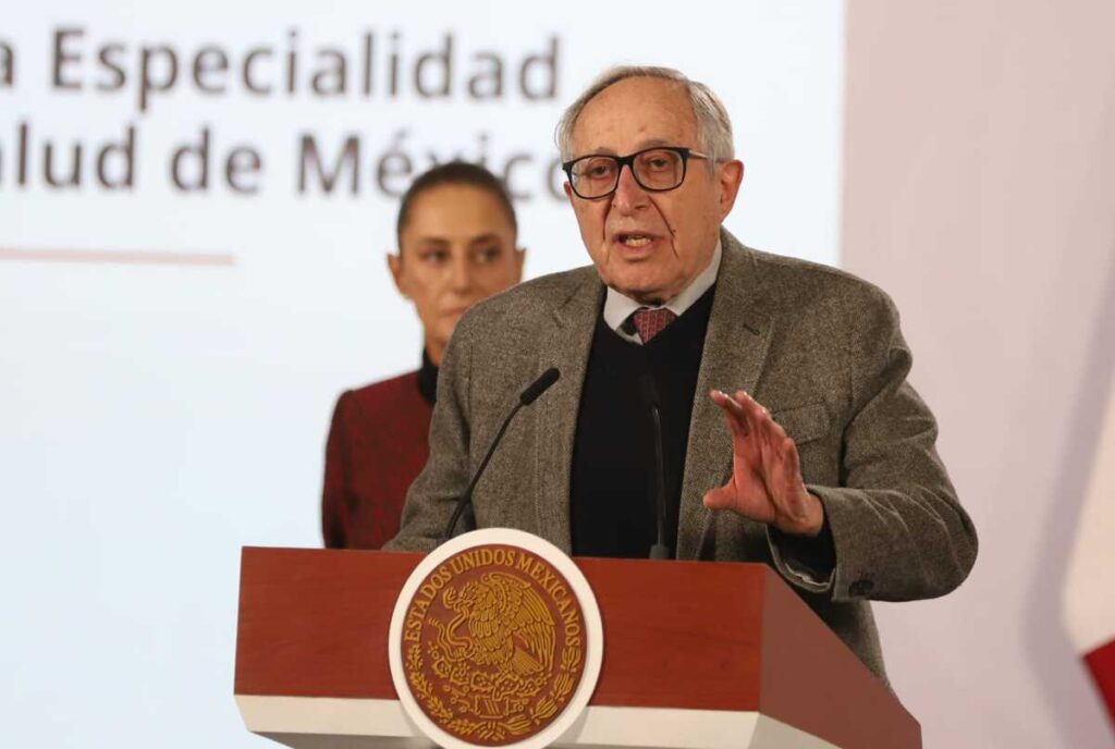 Claudia Sheinbaum informa que David Kershenobich, secretario de Salud, tiene influenza