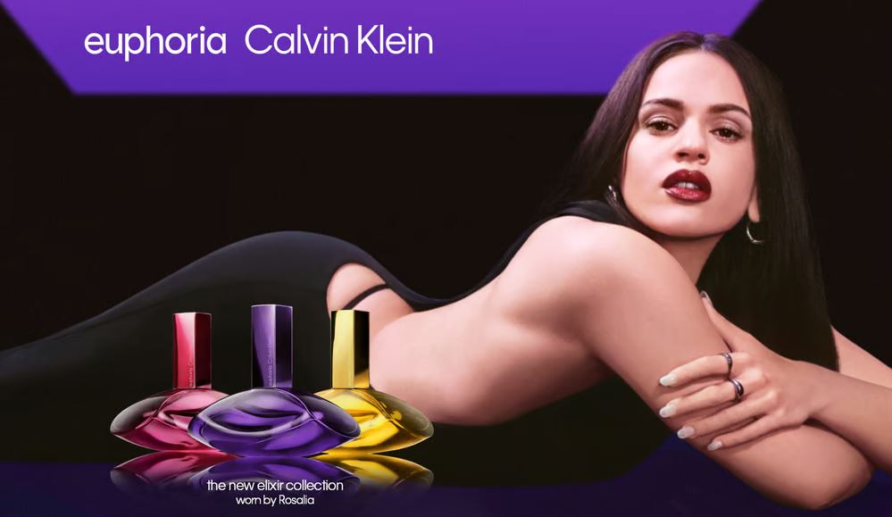 De la música a la moda: Rosalía protagoniza la campaña para la nueva fragancia de Calvin Klein