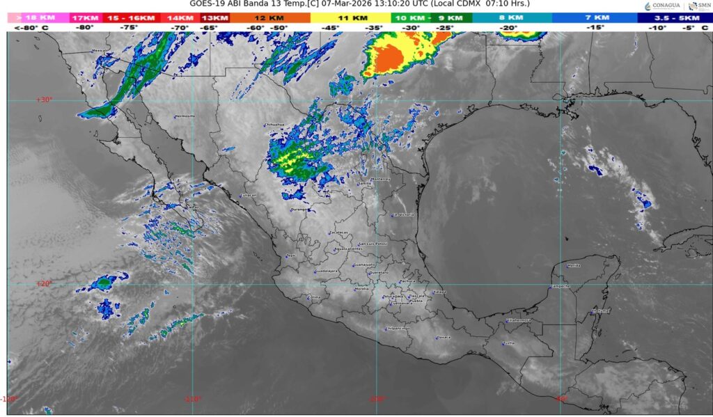 El frente número 39 se extenderá sobre el norte de México