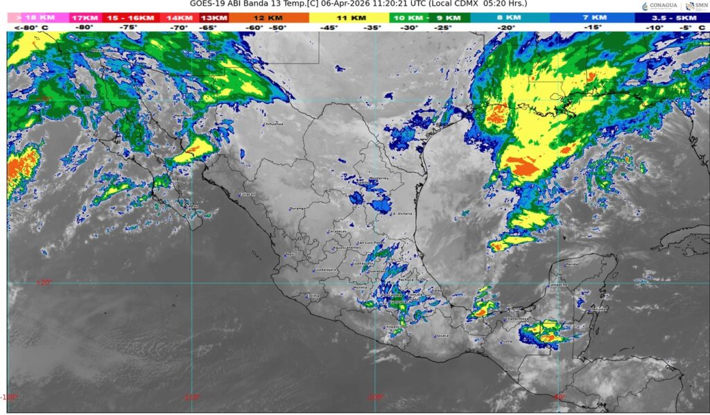 El frente frío 43 se extenderá sobre el golfo de México