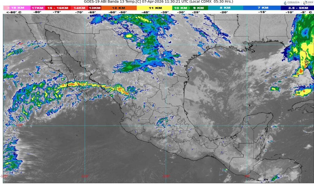 El frente número 43 se extenderá con características de estacionario