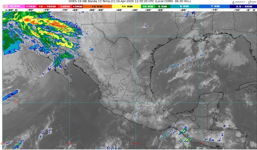 Línea seca y onda de calor marcan el clima en México