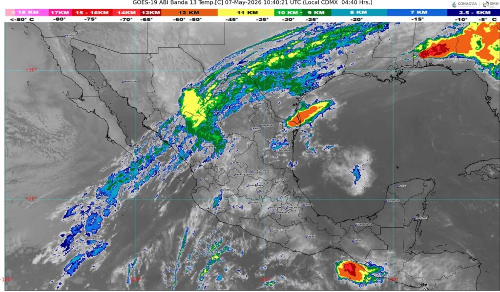El frente número 49 se extenderá como estacionario sobre el noreste de México