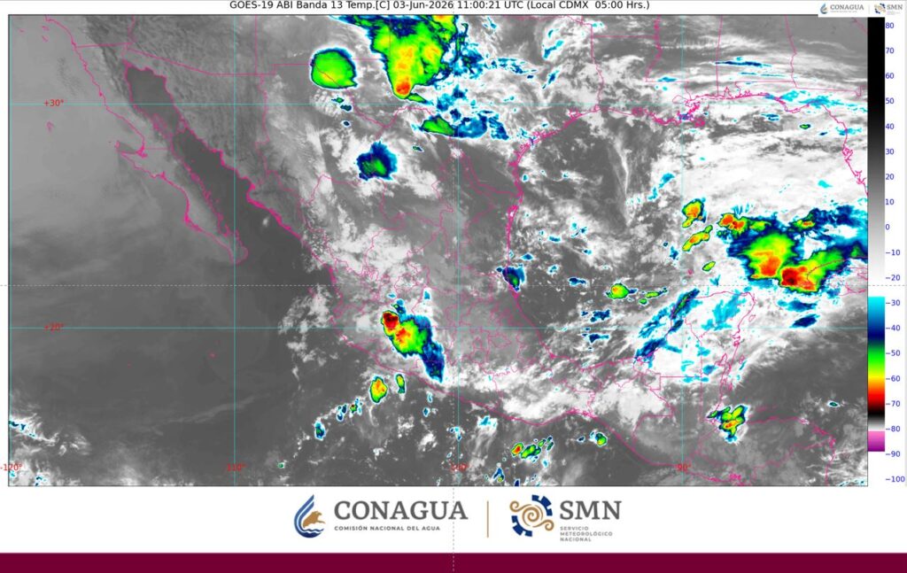 La onda tropical número 4 que se desplazará sobre el sureste del país