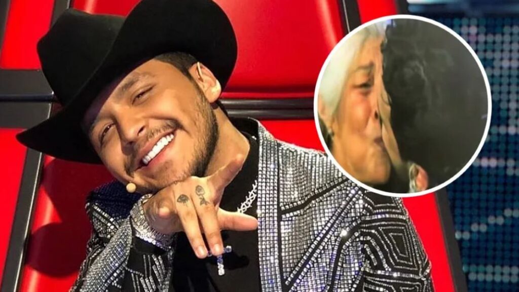 Christian Nodal besa en la boca a una fan en pleno concierto; momento se vuelve viral