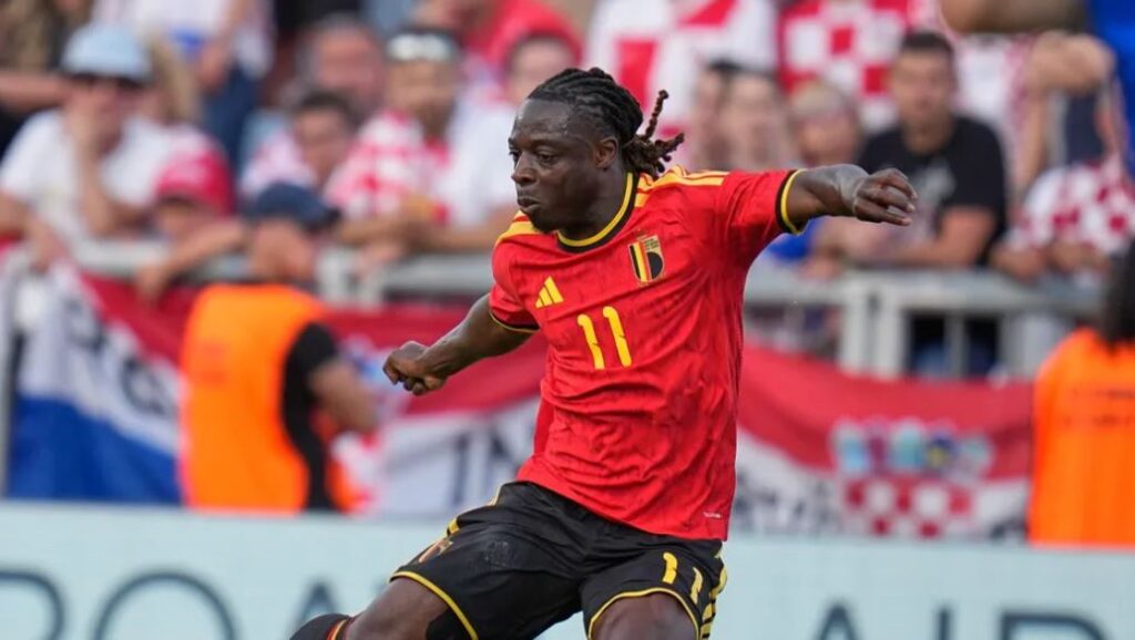 Selección de Bélgica no podrá contar con Jérémy Doku para su partido contra Irán