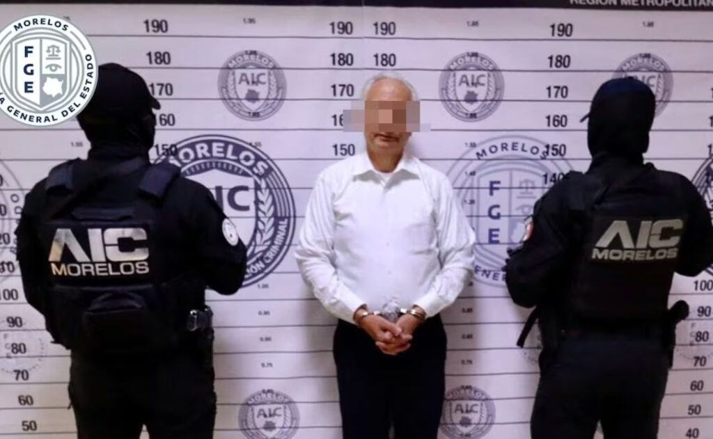 Entregan a Víctor Rodríguez Padilla a la Fiscalía de Morelos por caso de violencia familiar