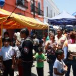 Fiesta de la Virgen del Carmen en Puebla: calles cerradas y venta de antojitos