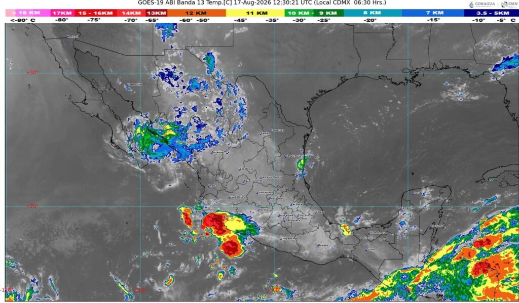 La onda tropical número 28 se desplazará sobre el sur del país