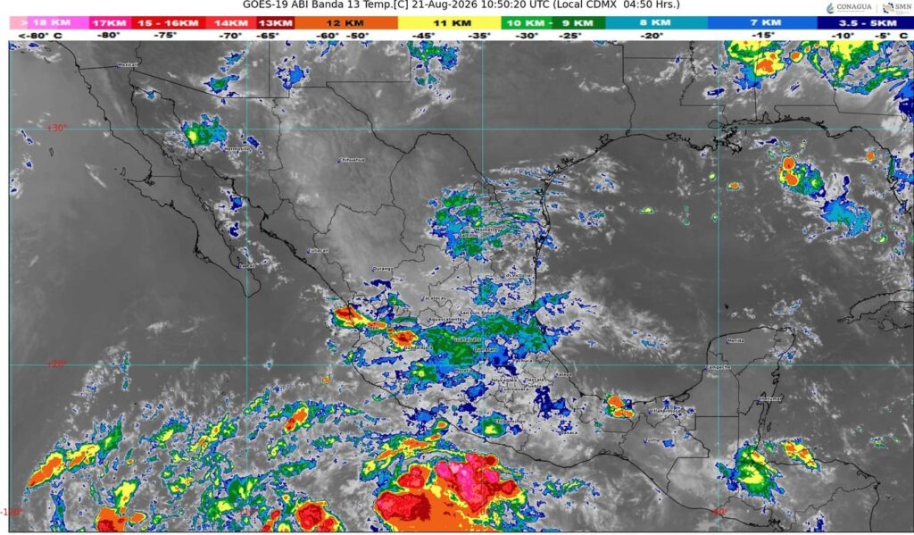 Las ondas tropicales 29 y 30 generarán lluvias en el territorio nacional
